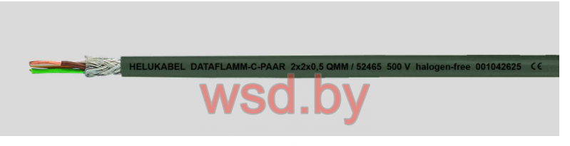 Кабель DATAFLAMM-C PAAR 2x2x0.14